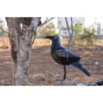 handmade decorative crow figurine - Image 2