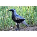 handmade decorative crow figurine