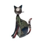 handcrafted decorative cat figurine - Image 3