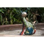 handcrafted decorative cat figurine - Image 2