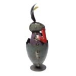 Handcrafed Decorative Egg Rabbit figurine - Image 4