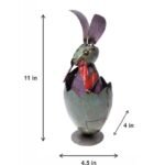 Handcrafed Decorative Egg Rabbit figurine - Image 5