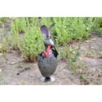 Handcrafed Decorative Egg Rabbit figurine