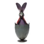 Handcrafed Decorative Egg Rabbit figurine - Image 3
