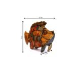 Handcrafed Decorative Fish Figure - Image 3