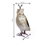 Handcrafed Decorative Owl figurine - Image 5