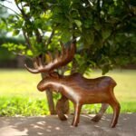handcrafted Decorative Moose Collectible Figurine