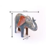 Handcrafed Decorative Elephant Figurine - Image 5