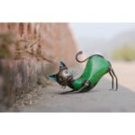 Handcrafted Decorative Cat Figurine - Image 5