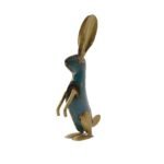 Handcrafted Decorative Gold Bunny Figurine - Image 4