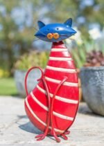 Handcrafted Decorative Cat Statue - Image 4