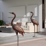 Handcrafted Decorative  Crane Status - Image 2