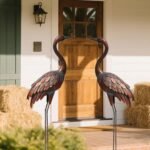 Handcrafted Decorative  Crane Status - Image 3