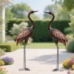 Handcrafted Decorative  Crane Status - Image 5