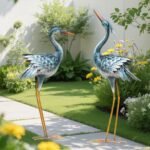 Handcrafted Decorative Crane Status - Image 5