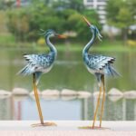 Handcrafted Decorative Crane Status - Image 6