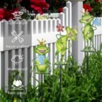 handcrafted decorative Frog Garden Stakes  - Image 2