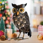 Handcrafed Decorative Owl Garden Statue - Image 4
