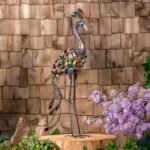 Handcrafed Decorative Butterfly Peacock Garden Statues