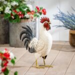 Handcrafed Decorative Rooster Statues