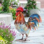 Handcrafed Decorative Rooster Chicken Statues - Image 2