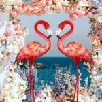 Handcrafed Decorative Pink Flamingo - Image 3