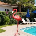 Handcrafed Decorative Pink Flamingo - Image 4