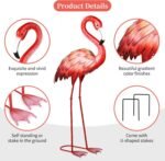 Handcrafed Decorative Pink Flamingo - Image 2