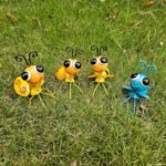 Garden Decor Cute Bee Lawn Ornament