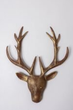 Handcrafed Decorative Reindeer Wall Mount - Image 3