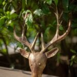 Handcrafed Decorative Reindeer Wall Mount