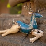 Handcrafed Decorative Reindeer Figurine - Image 2