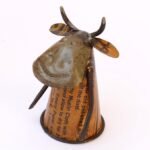 Handcrafted Cow Bottle Topper - Image 5