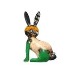 Handcrafted Decorative Cat Figurine - Image 2