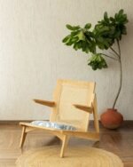 Jodhpur crafts Lounge Sofa Modern Simple Small Sofa Balcony Backrest Single Leisure Sofa Chair Living Room Small Apartment Bedroom Leisure Chair Lounge Sofa for Bedroom - Image 2