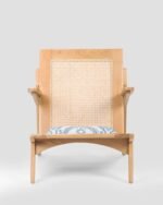 Jodhpur crafts Lounge Sofa Modern Simple Small Sofa Balcony Backrest Single Leisure Sofa Chair Living Room Small Apartment Bedroom Leisure Chair Lounge Sofa for Bedroom - Image 6