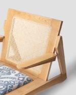 Jodhpur crafts Lounge Sofa Modern Simple Small Sofa Balcony Backrest Single Leisure Sofa Chair Living Room Small Apartment Bedroom Leisure Chair Lounge Sofa for Bedroom - Image 3