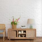 Jodhpur Crafts Premium Solid Wood, 10 Minutes Assembly (Legs Only), Aesthetic Rattan Doors, Mid Century Entertainment Center for Living Room, TV Stand for 65" TV, Dark Chocolate (Honey Colour)