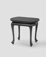 Jodhpur Crafts Solid Sheesham Wood Nesting Table for Living Room | Set of 2 Stools | Warm Chestnut Finish (Basic Assembly Required) - Image 7