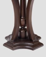 Jodhpur Crafts Sheesham Wood Round Side End Table (Teak Finish) - Image 3