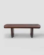 Jodhpur CraftsModern Fluted Round Coffee Table – Premium Ribbed Wooden Center Table for Living Room - Image 5