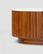 Jodhpur Crafts Fluted Coffee Table in Marble top - Image 3