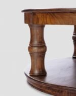 Jodhpur Crafts Wooden Coffee Table | Engineered Wood Coffee Table for Living Room with Book Storage, (36 L x 20 W x 15 H Inches) | Rectangle Shape - Columbian Walnut Finish - Image 6