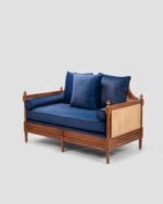 Jodhpur Crafts SAVOIR 2-Seater Sofa, colonial-style furniture, solid teak wood - Image 3