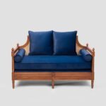 Jodhpur Crafts SAVOIR 2-Seater Sofa, colonial-style furniture, solid teak wood