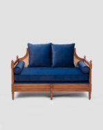 Jodhpur Crafts SAVOIR 2-Seater Sofa, colonial-style furniture, solid teak wood