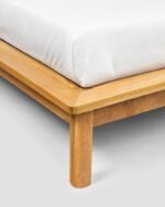 Jodhpur CraftsThe Interior Design Rattan Cane Bed Frame with Headboard – Natural Wood Finish & Modern Minimalist Design – Stylish & Sturdy Bedroom Furniture. - Image 11