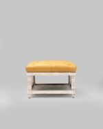 Jodhpur Crafts Finchottoman brant yellow tufted top yellow tufted top wooden Original Packaging Handmade to Measure - Image 5