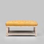 Jodhpur Crafts Finchottoman brant yellow tufted top yellow tufted top wooden Original Packaging Handmade to Measure