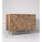 Jodhpur Crafts Accent Cabinet, 63'', Natural - Image 2